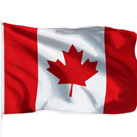 The National Flag of Canada, Maple Leaf, 3' x 5'  68D Poly Flag / Banner