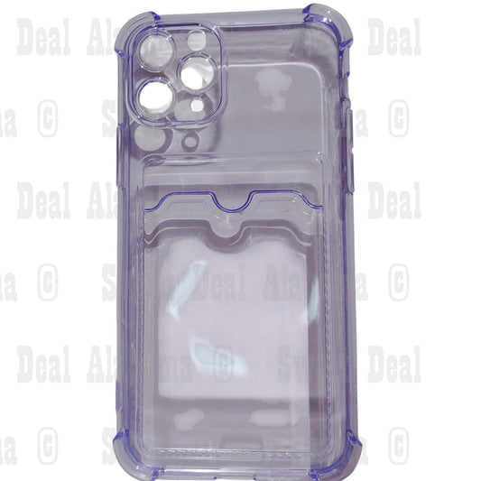 Hocase Cellphone Case For iPhone 11 Pro (5.8"), Transparent Purple Color