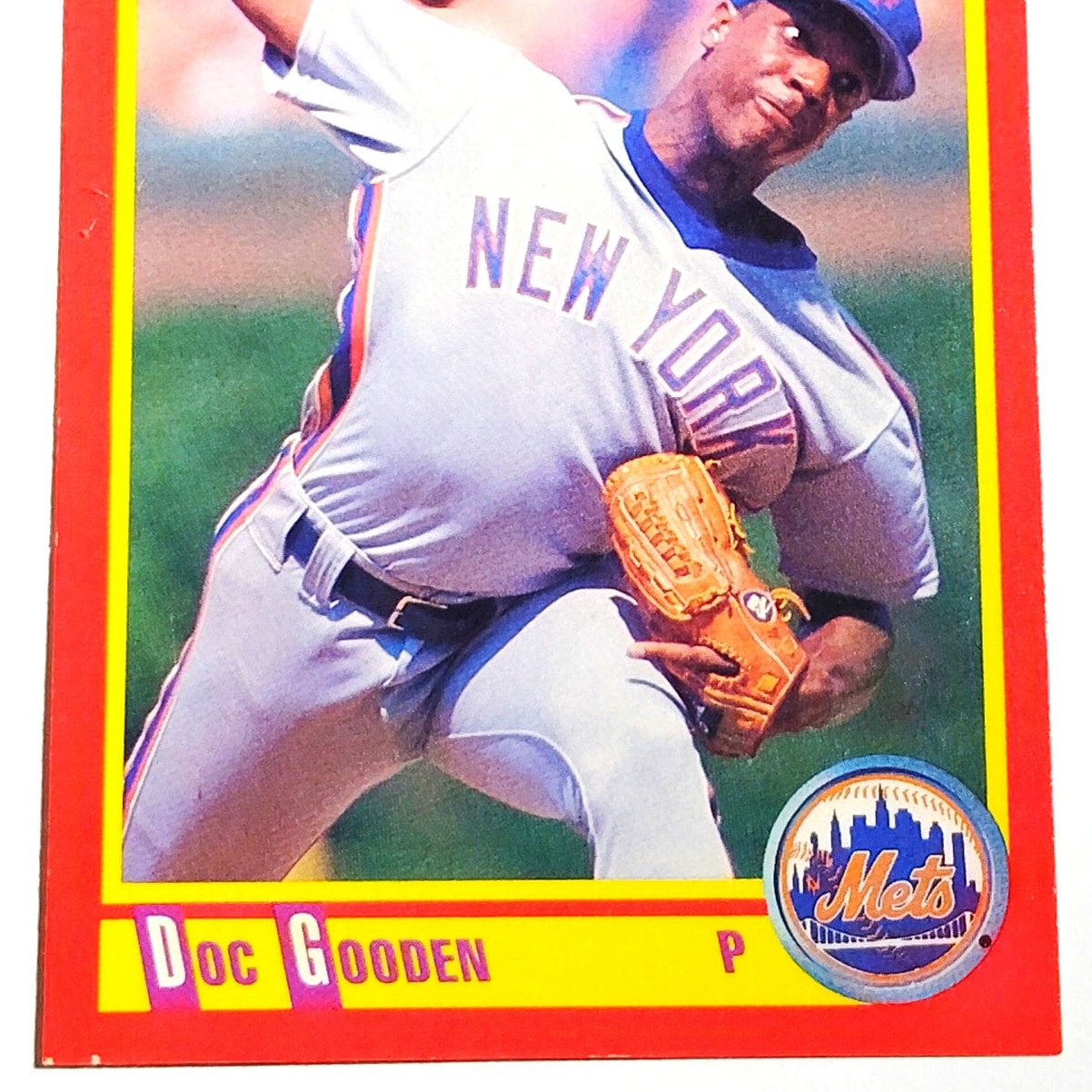 1990 Score Dwight Gooden #313 New York Mets Pitcher MLB Baseball EX