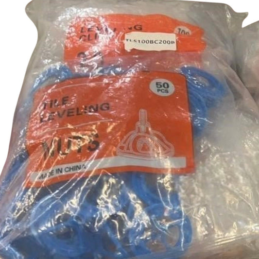 Wellco TLS100BC200B Tile Leveling System Kit 100 Caps + 200 Base Plates