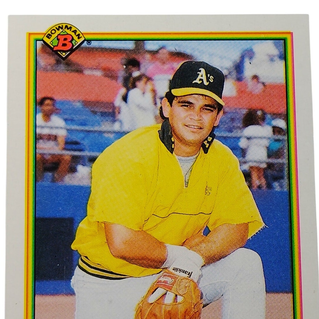 1990 Bowman Mike Gallego #459 Oakland Athletics Second Baseman MLB Baseball