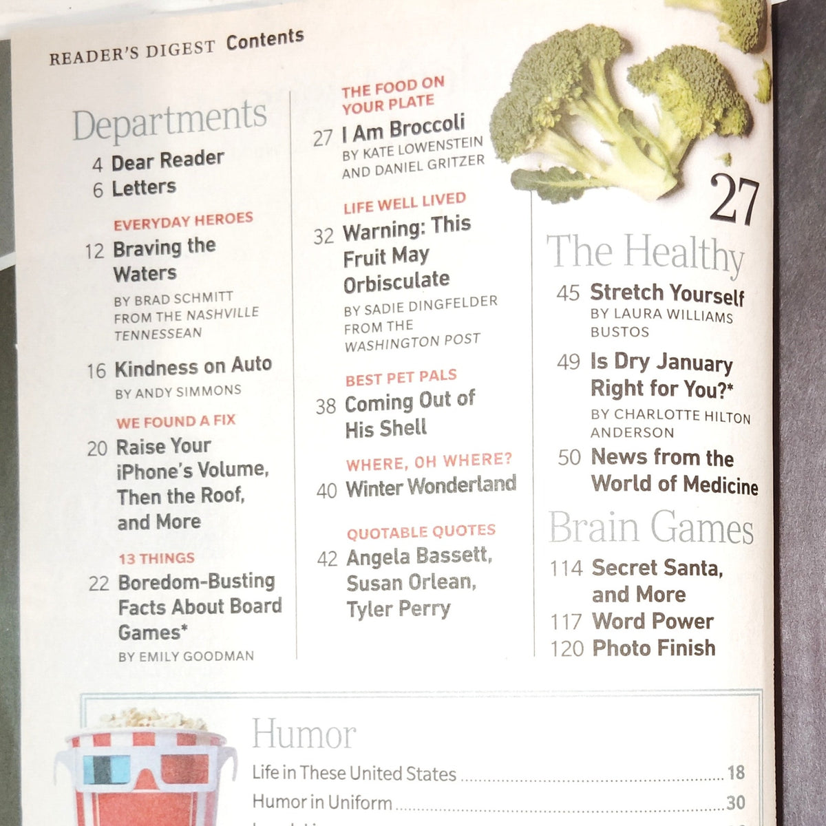 Reader's Digest Dec 2021/Jan 2022 Angels in Action Back Issue Magazine