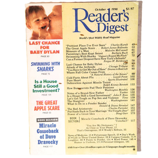 Reader's Digest Magazine October 1990 Vintage Issue - Gone with the Wind