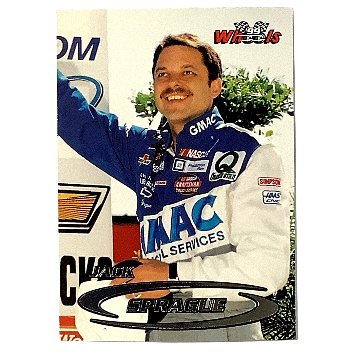 Jack Sprague #24 GMAC, 1999 Wheels Card 90 NASCAR Craftsman Truck Series, NM+