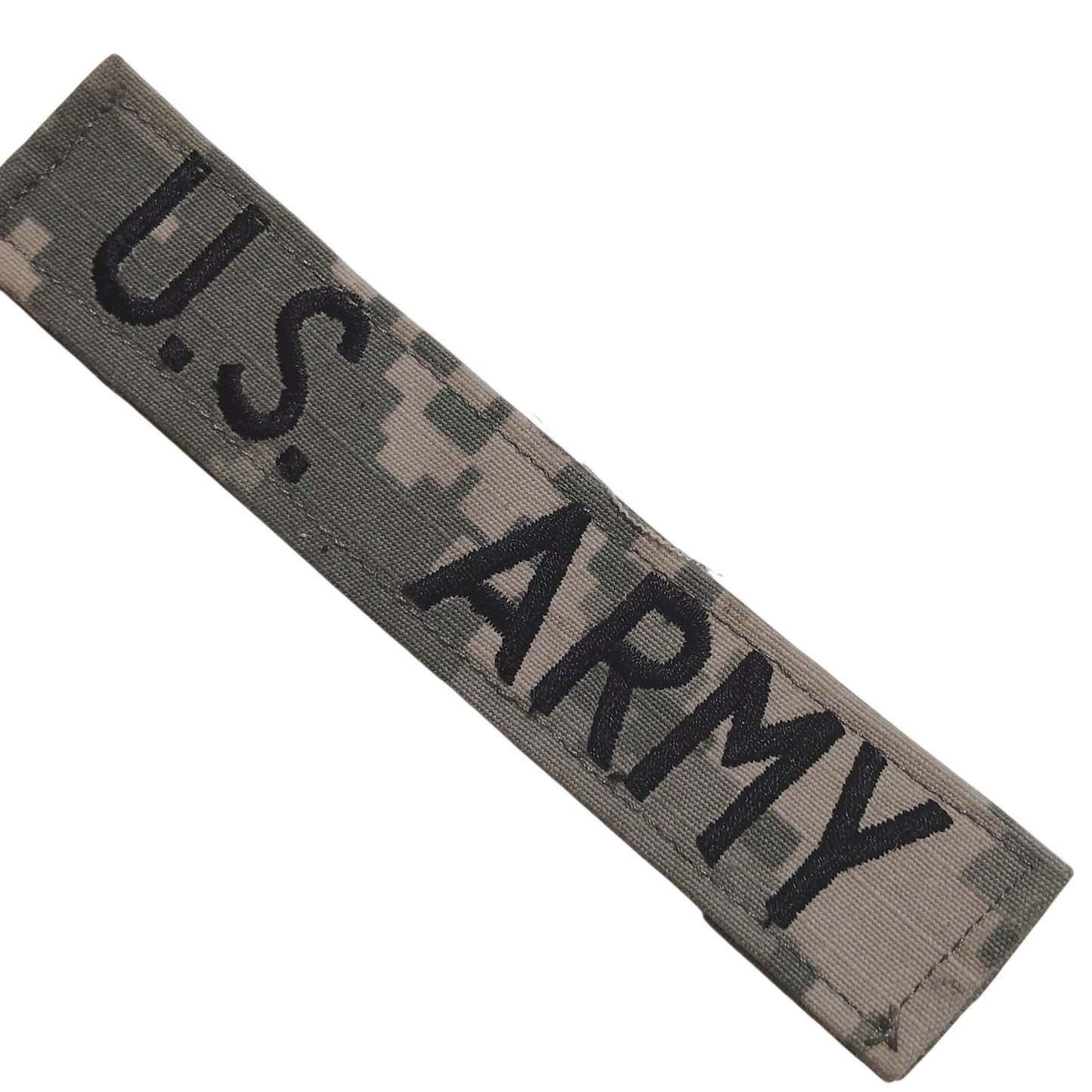 Name Tape “U.S. ARMY” – ACU Digital – 5" × 1" Hook Back – Novelty Patch