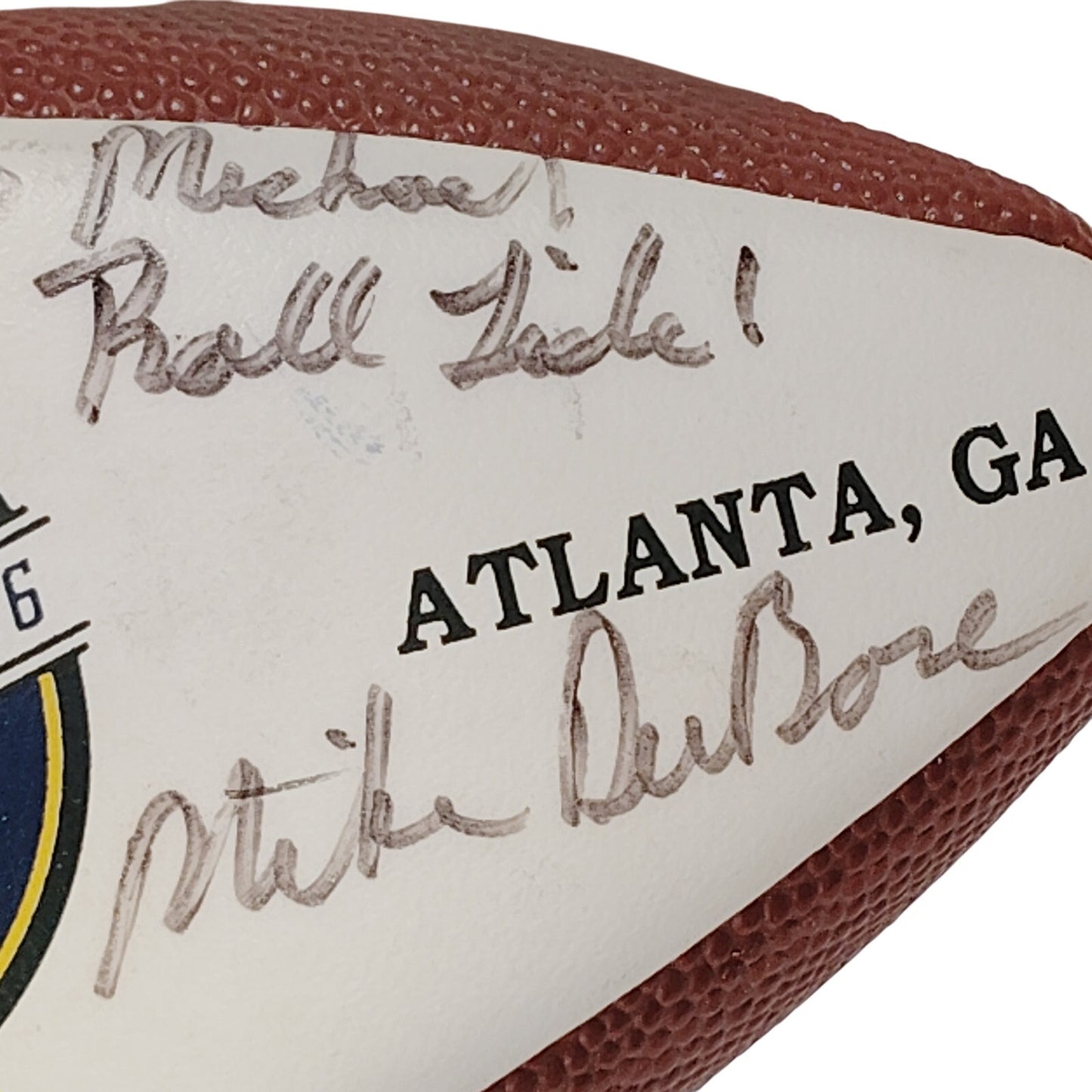 1996 SEC Championship Commemorative Football - Autographed by Mike DuBose - “To Michael, Roll Tide!”