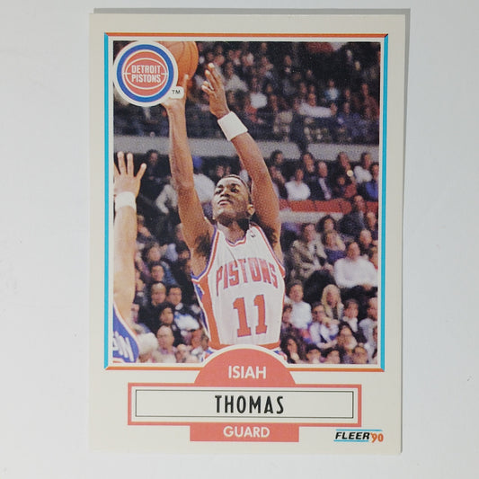 1990 Fleer Isiah Thomas #61 – Detroit Pistons – Guard