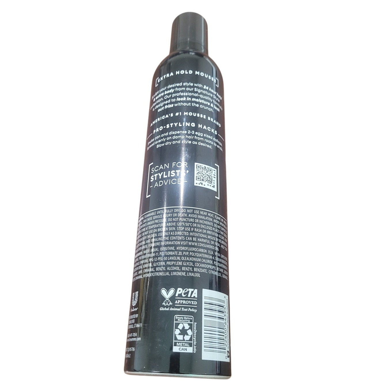 TRESemmé Extra Hold Volumizing Mousse – 24H Touchable Hold & Volume – 15oz
