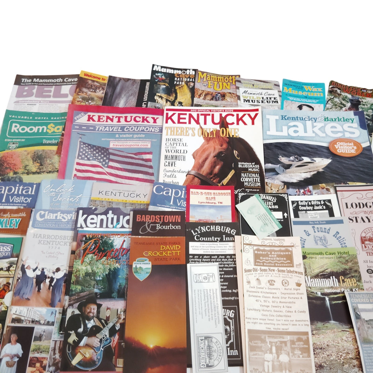 2007 KY TN Travel Ephemera Lot - Kentucky & Tennessee Guides & Brochures