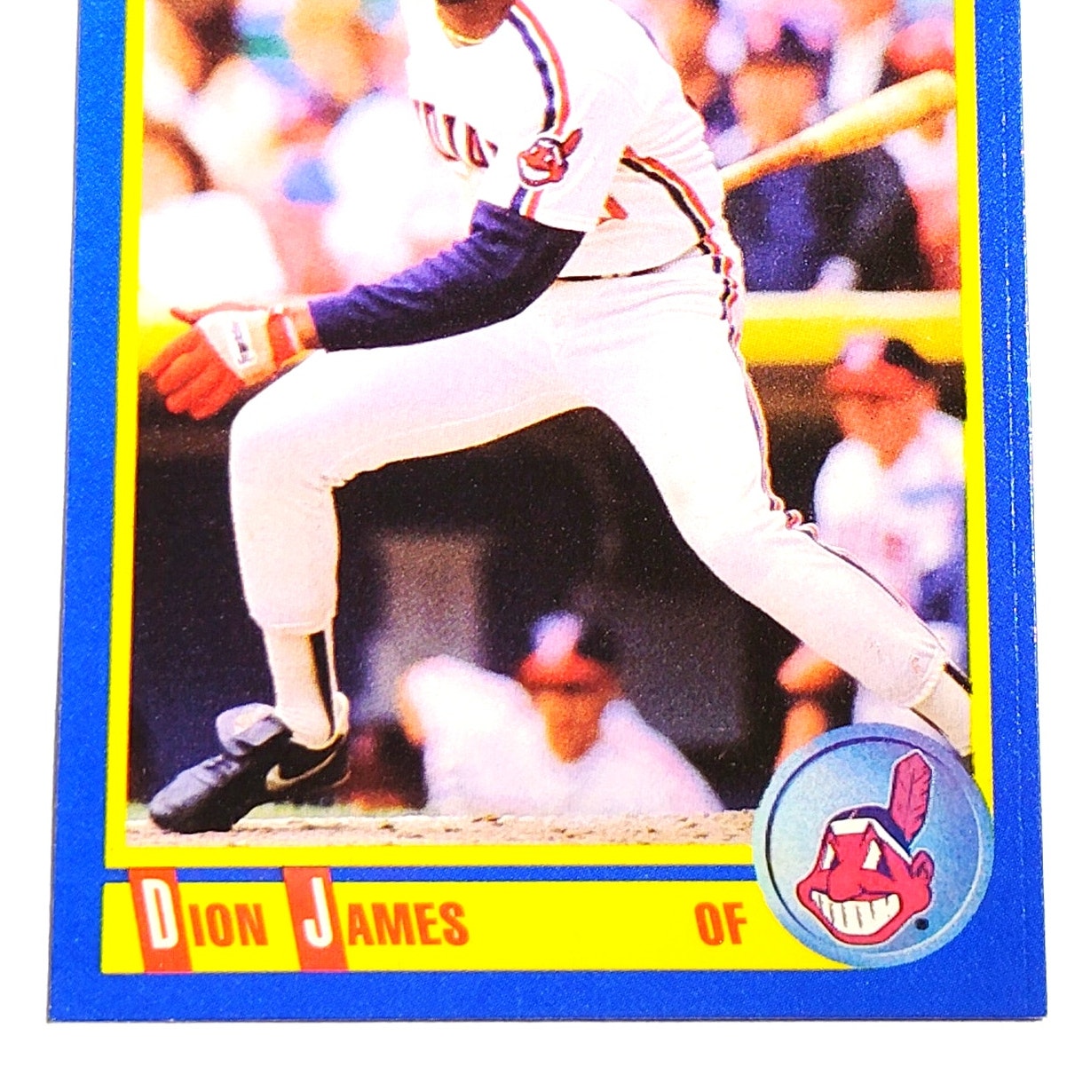 1990 Score Dion James #514 Cleveland Indians Outfielder MLB Baseball EX