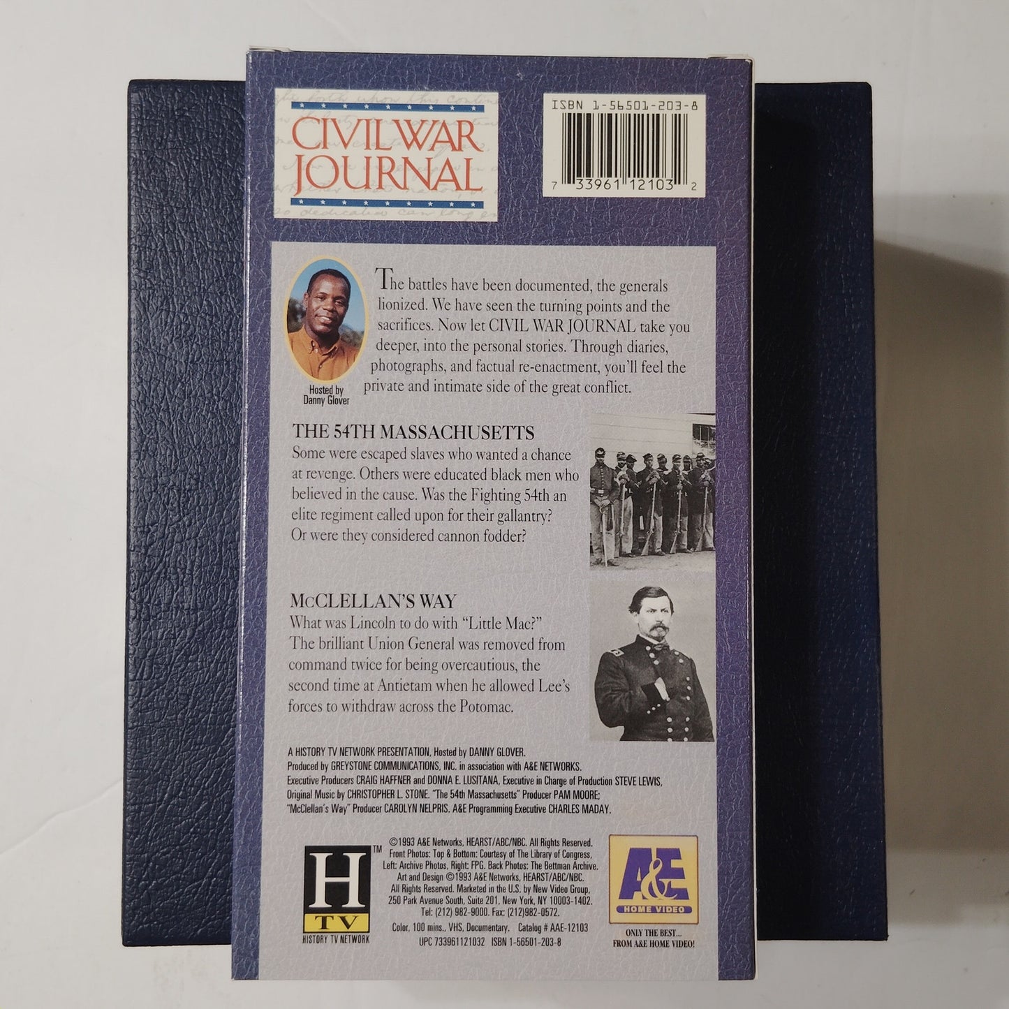 Civil War Journal VHS 6‑Tape Box Set 1993 A&E Danny Glover