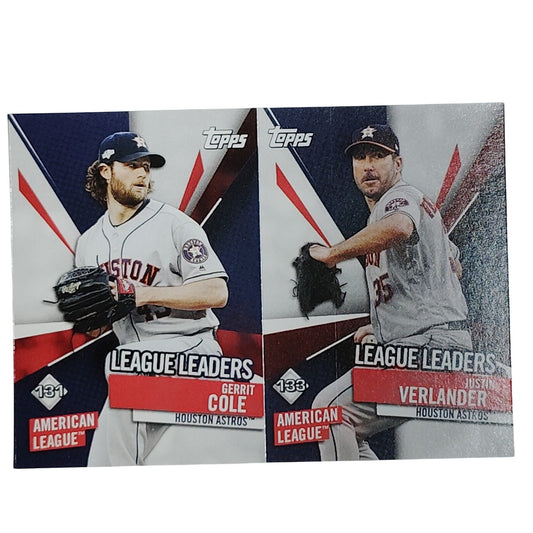 Yadier Molina Justin Verlander Gerrit Cole 2020 Topps Sticker Card #150 - VG/EX