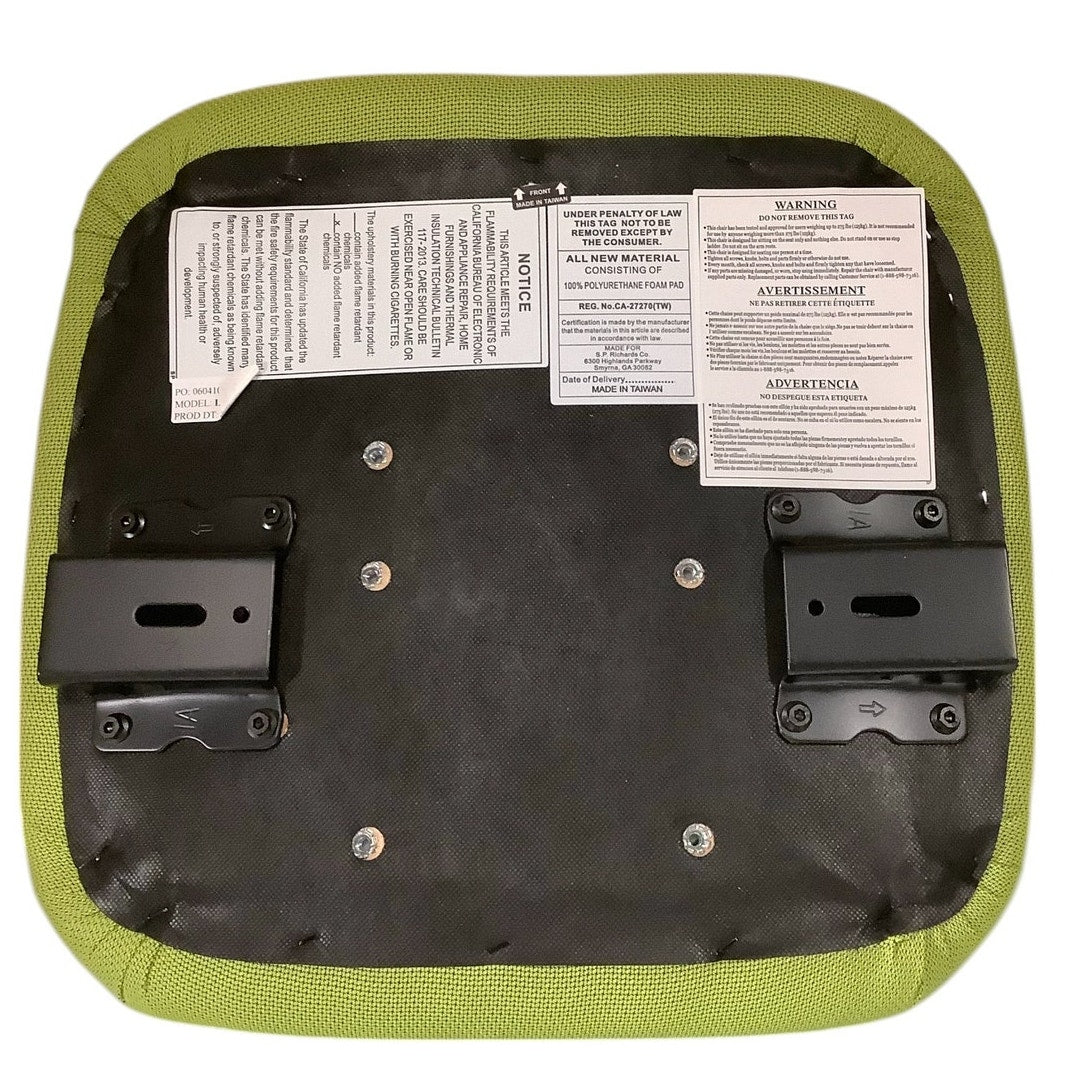 Lorell Premium Seat, Sage Green, Item No. LLR 86215