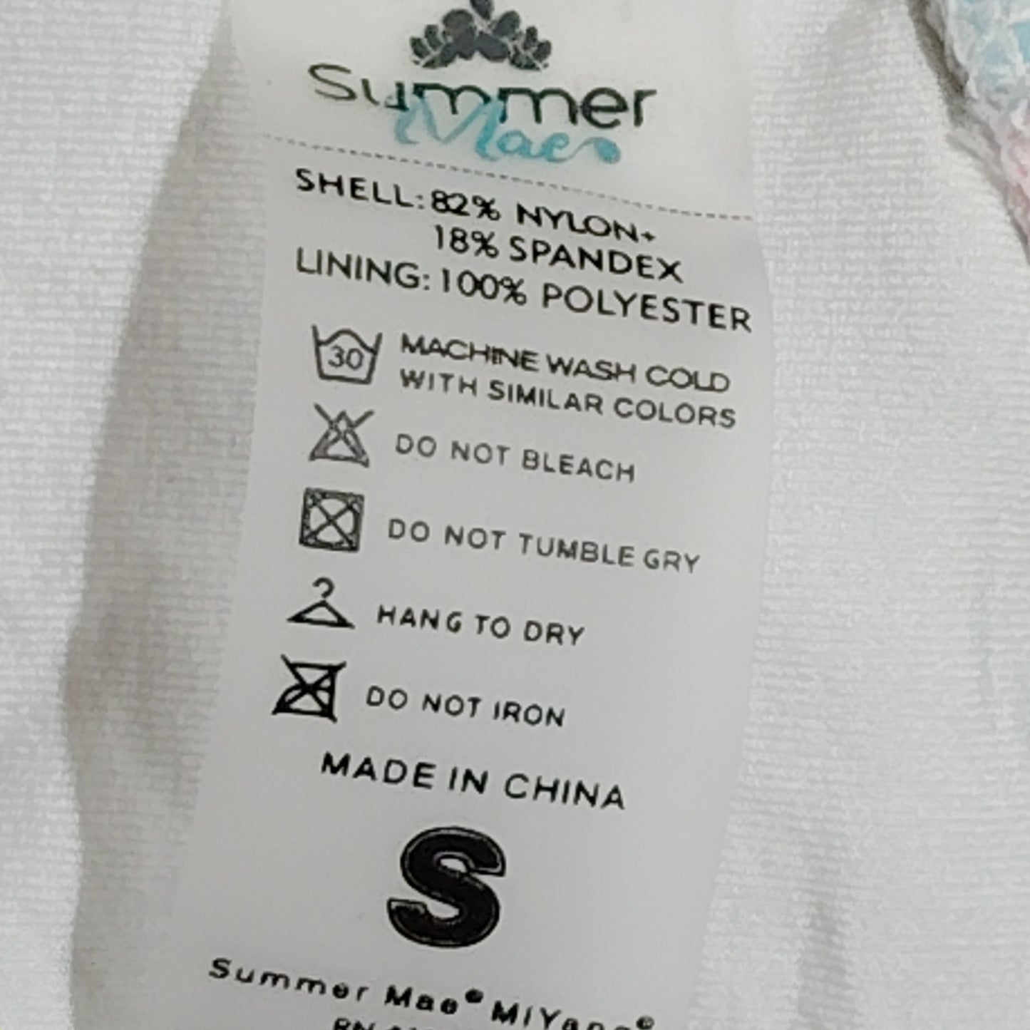 Summer Mae Women’s Modest Tankini Floral Swimsuit Dress– Small – NWT