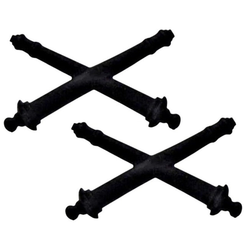 Field Artillery Crossed Cannons Collar Devices Pins Set, 1-7/16" x 3/4"