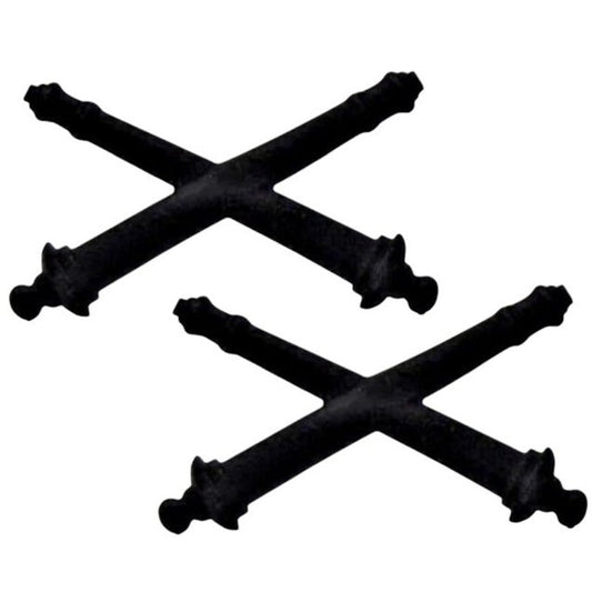 Field Artillery Crossed Cannons Collar Devices Pins Set, 1-7/16" x 3/4"