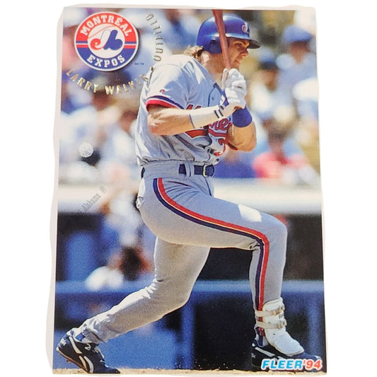 Larry Walker, Montreal Expos, #554, 1994 Fleer Baseball Collector's Card