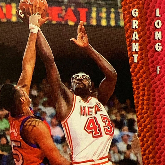 Grant Long (F), Card #118, Miami Heat, 1992-93 Fleer NBA