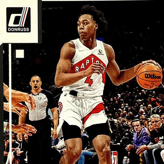Scottie Barnes, Toronto Raptors, Card #25, 2022-23 NBA Panini-Donruss