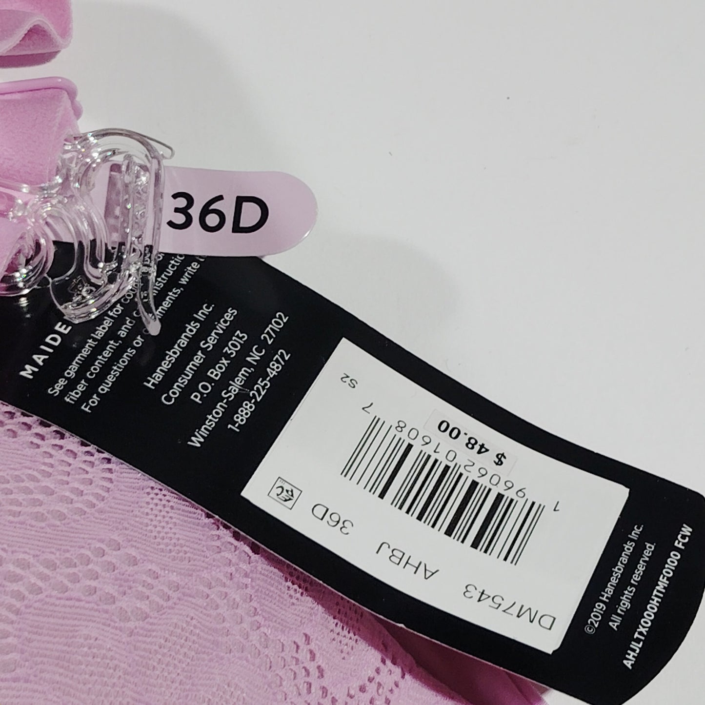 Maidenform One Fab Fit 2.0 T-Shirt Bra – Lilac Petal – Underwire – 36D – Women’s