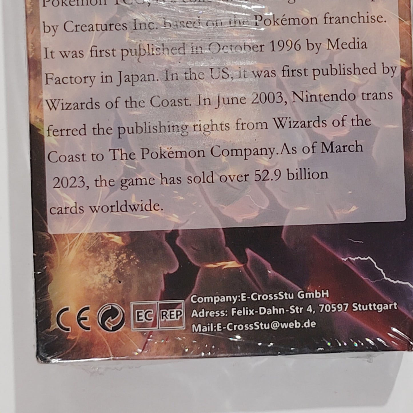 E-ScrossStu GmbH – Novelty Scarlet & Violet Obsidian Flames, 100 PK – English