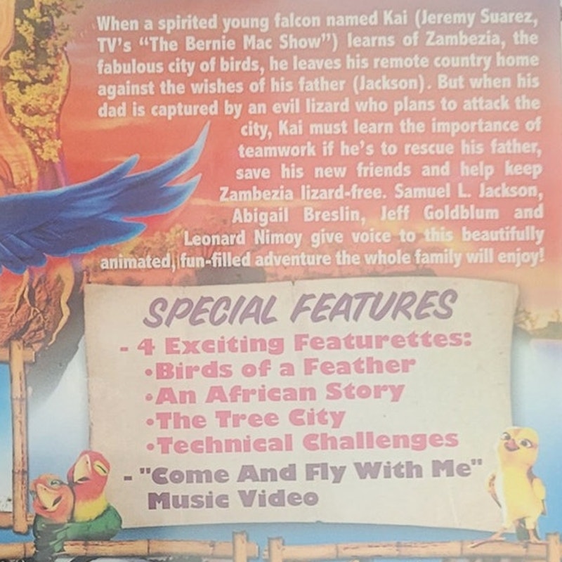 Adventures in Zambezia (DVD) Animated Family Adventure by Sony Pictures