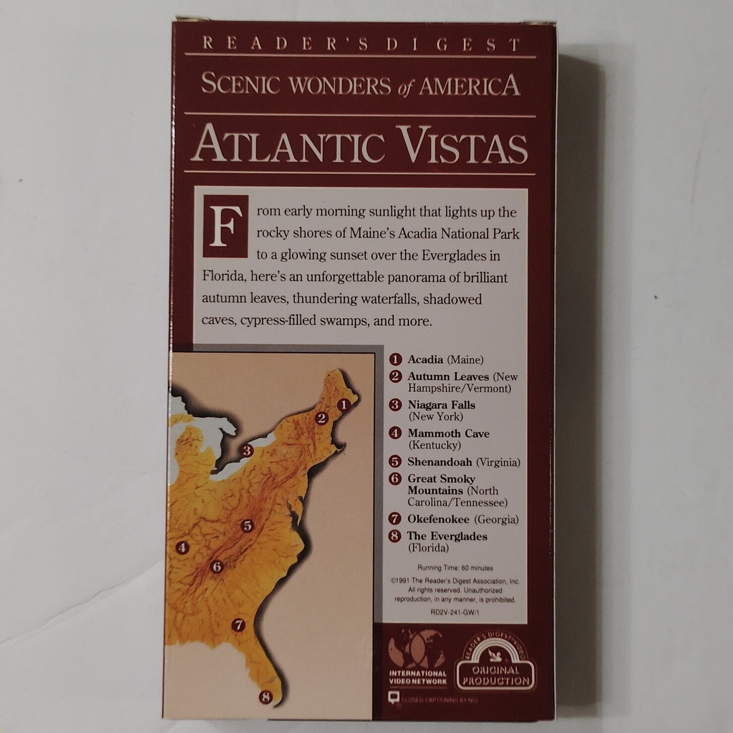 Scenic Wonders of America VHS 3‑Tape Box Set 1991 Reader’s Digest