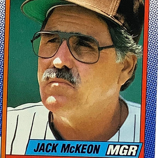 Jack McKeon, San Diego Padres, MLB, 1990 Topps Card 231, EX/NM