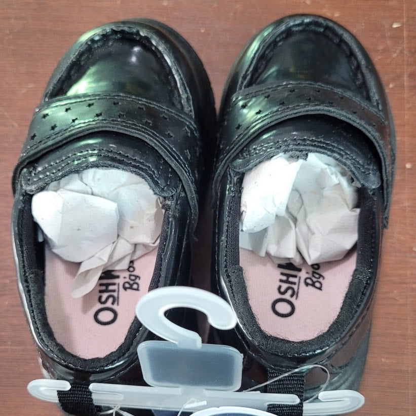 OshKosh B'Gosh Julia Toddler Unisex Black Loafer – Slip-On, Size 4T