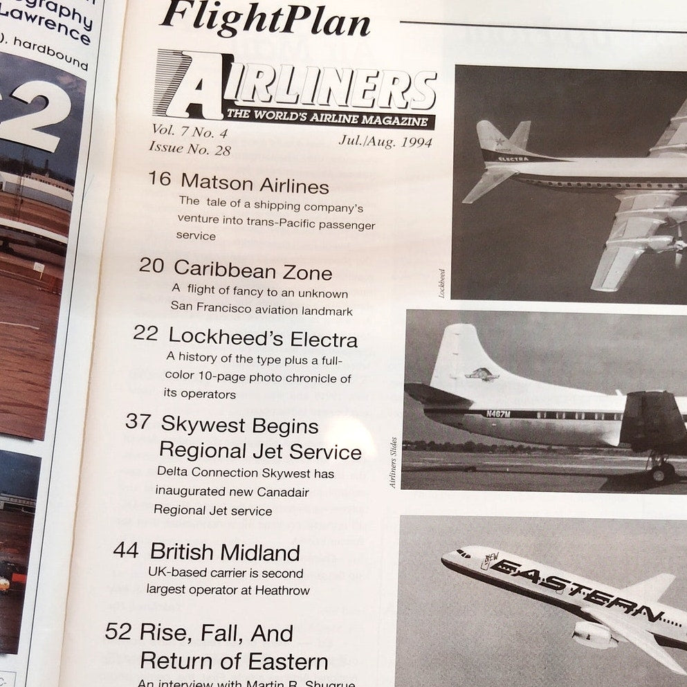 Airliners Magazine Jul/Aug 1994 World Transport Press Vintage Aviation Issue