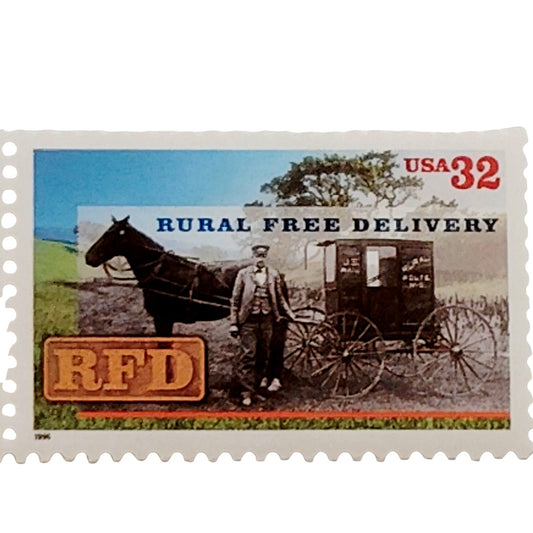 1996 USA 32¢ Rural Free Delivery MNH – Scott 3090 Commemorative Issue