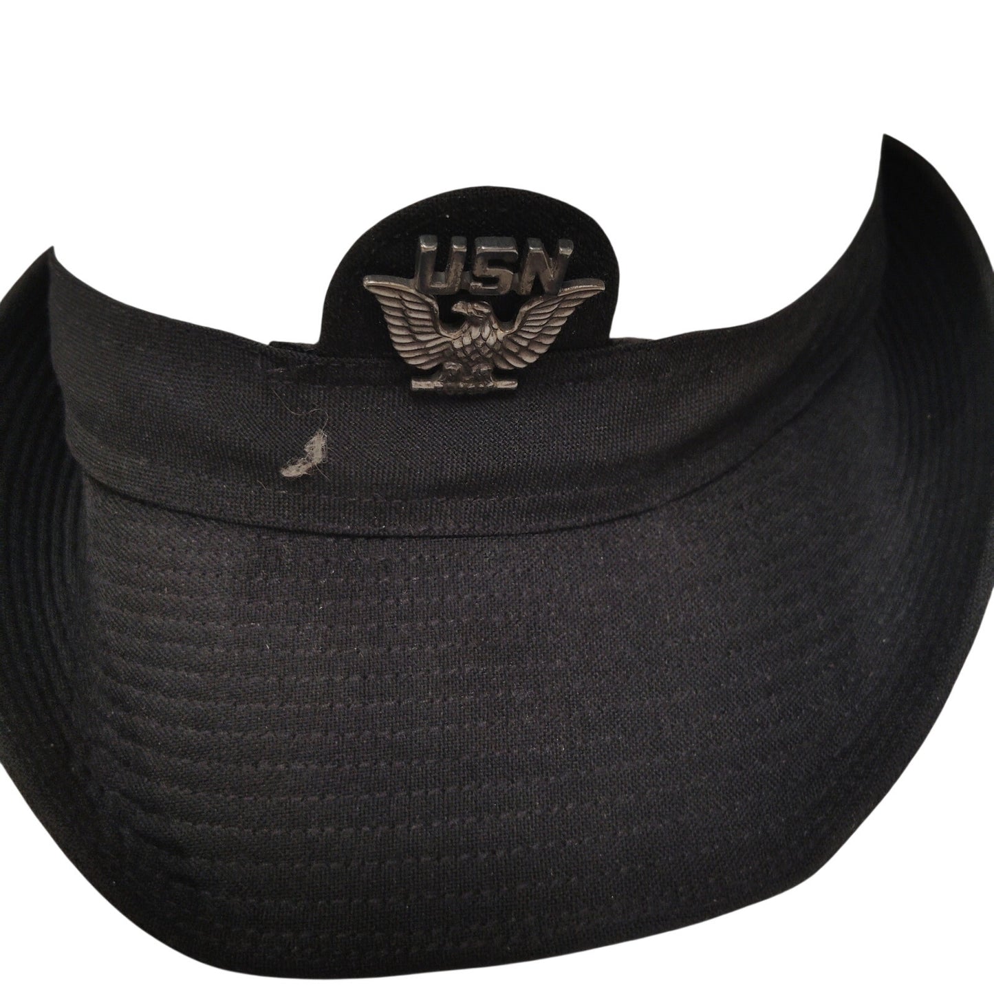 VTG 1986 US Navy Enlisted Women’s Dress Service Cap 22‑1/2 w/ Extra White Cover