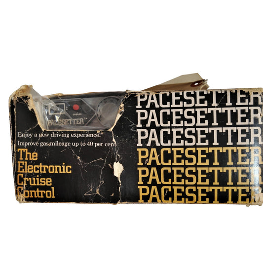 1976 Pacesetter Electronic Cruise Control NIB Annuncionics Inc. w/ Manual & Warranty Card, Vintage