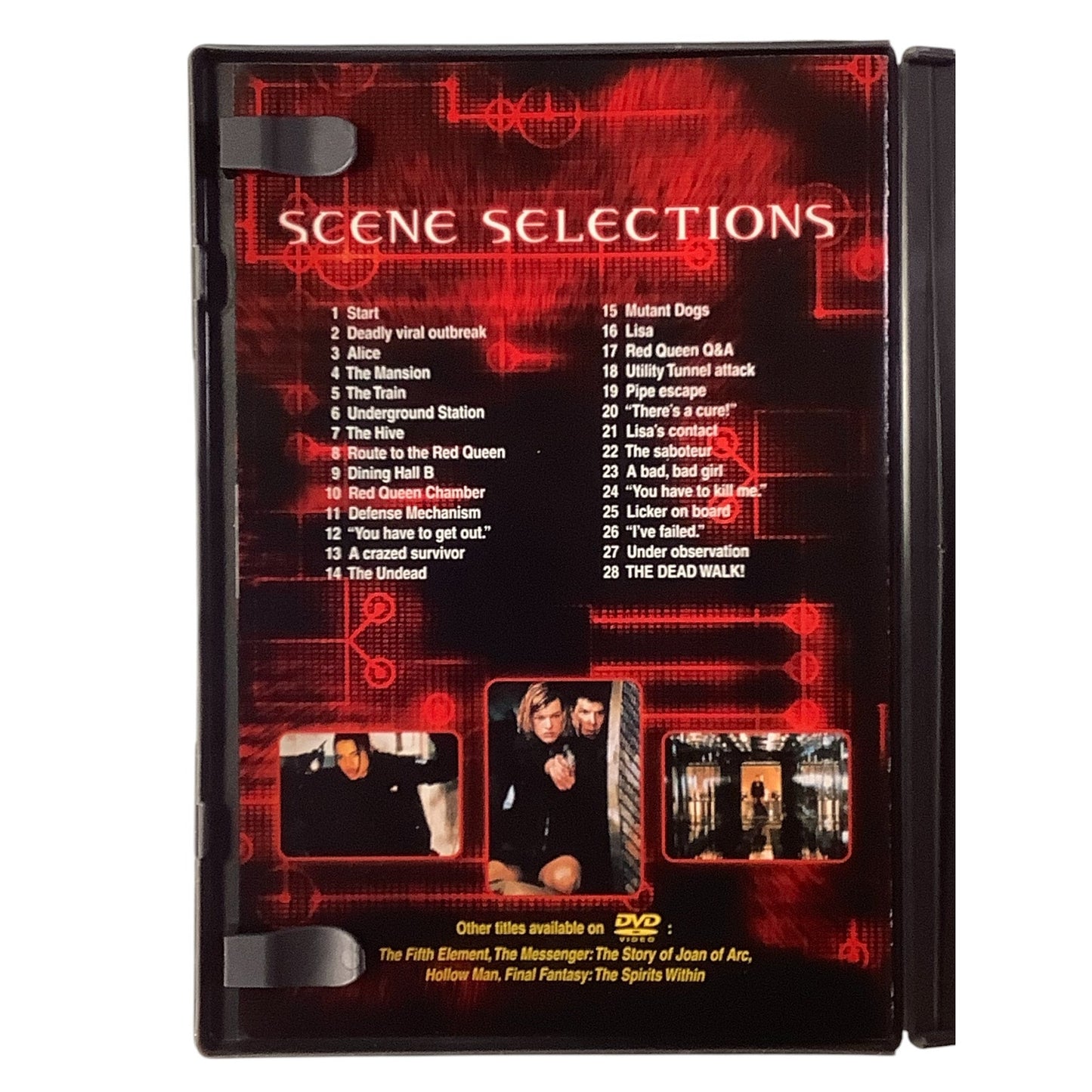 Resident Evil (Special Edition) [DVD 2002] Action, Sci-Fi, Horror, Thriller, EUC