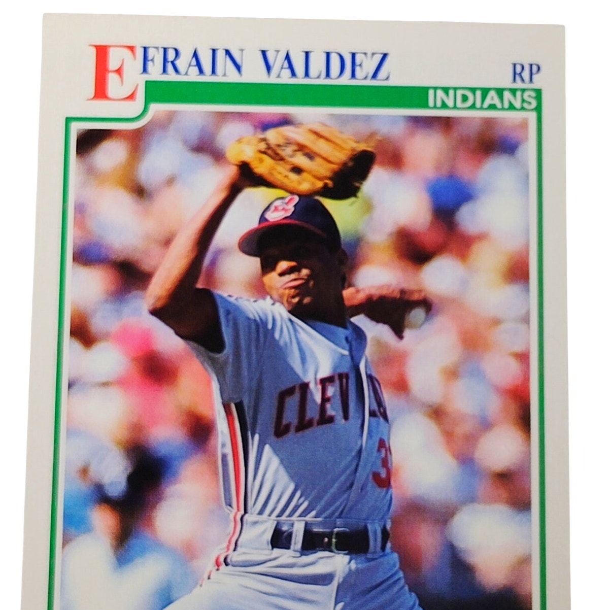 1991 Score Efrain Valdez #723 Cleveland Indians Pitcher Rookie Prospect Card NM