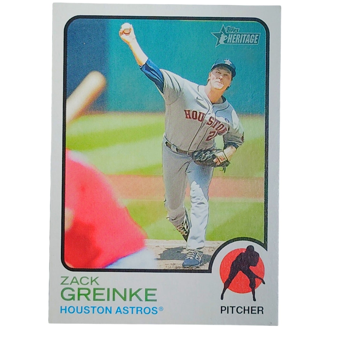 2022 Topps Heritage Zack Greinke 187 Houston Astros Pitcher Baseball VG/EX