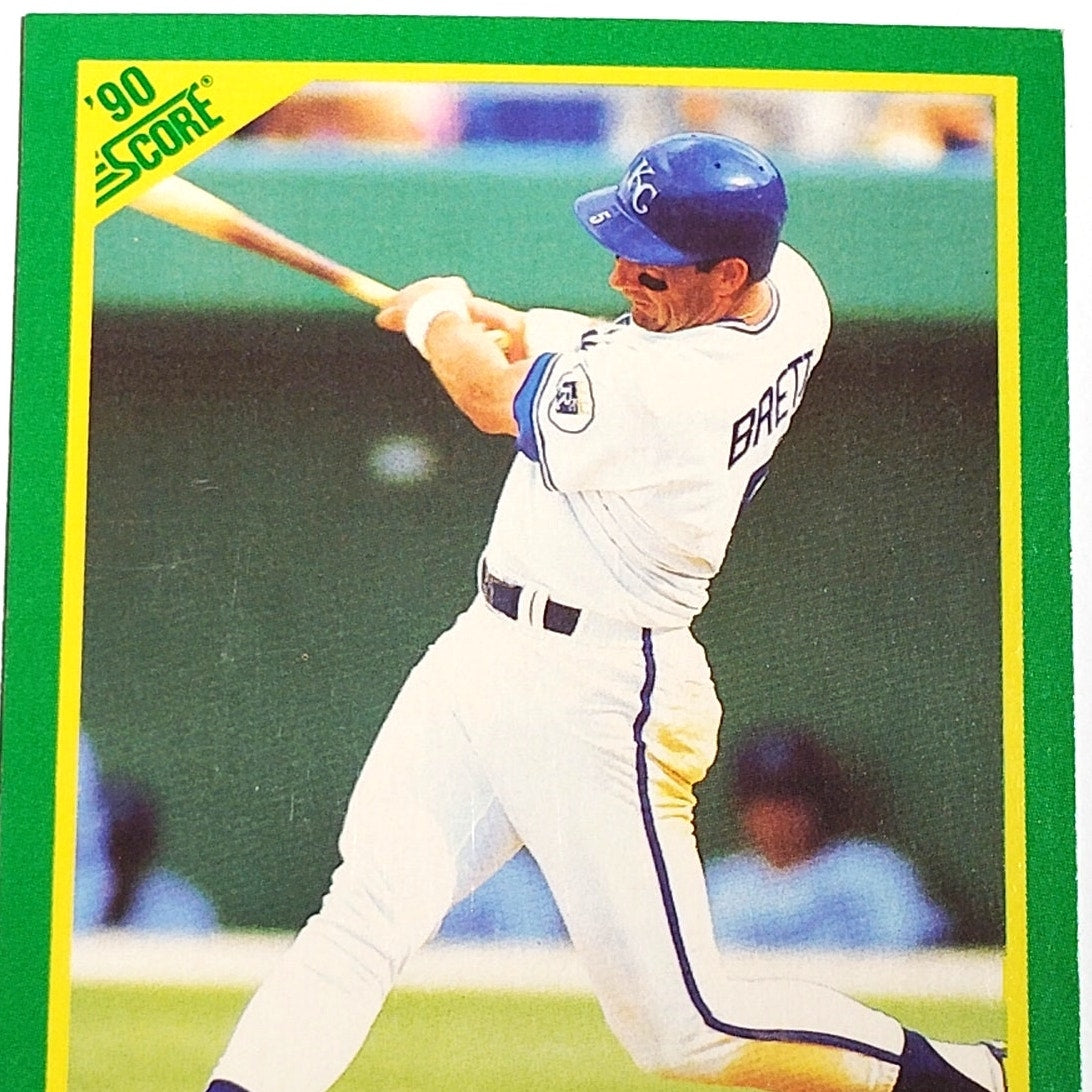 1990 Score George Brett Card No. 140 Kansas City Royals 3B EX
