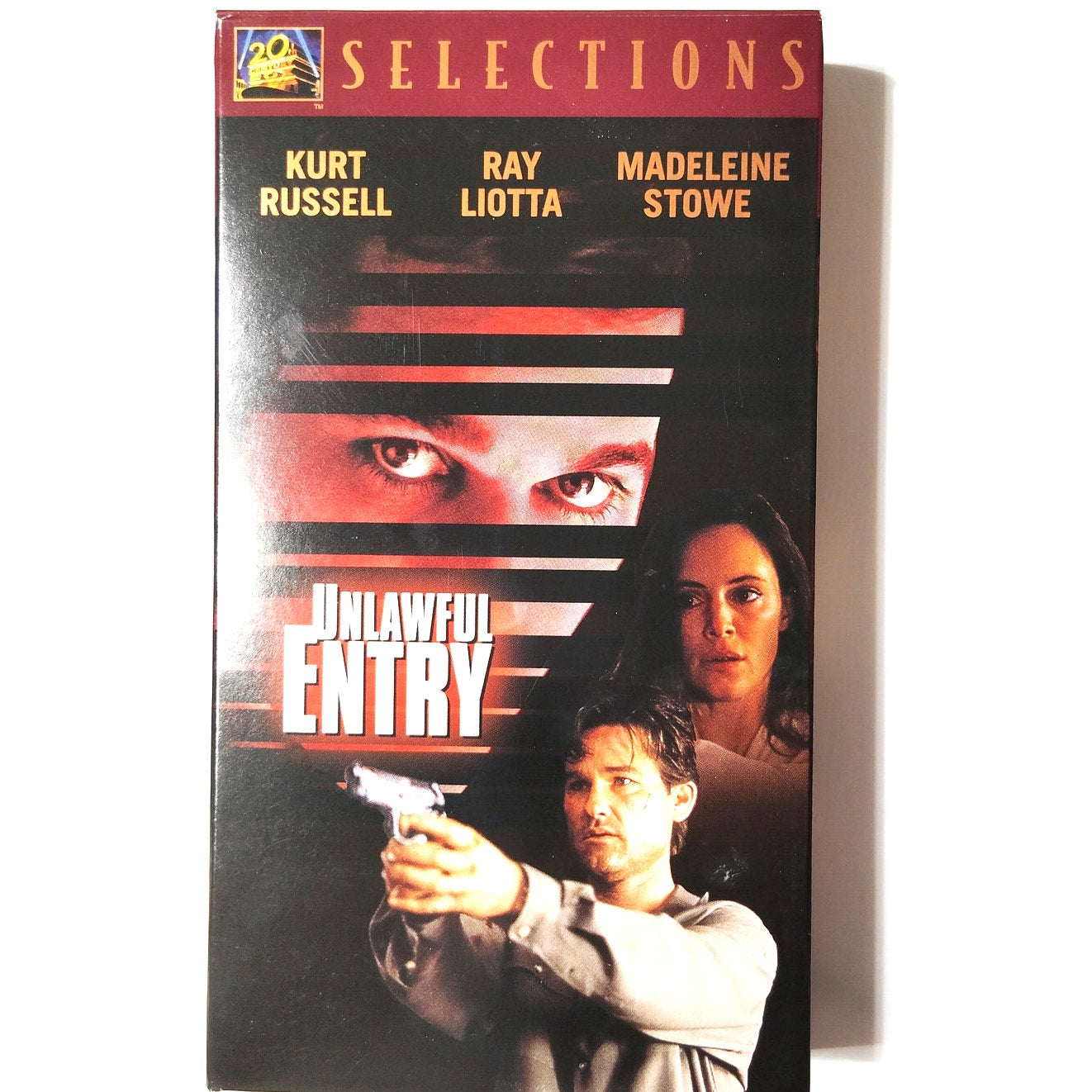 Unlawful Entry VHS 1992 Kurt Russell Madeleine Stowe Ray Liotta Thriller Vintage