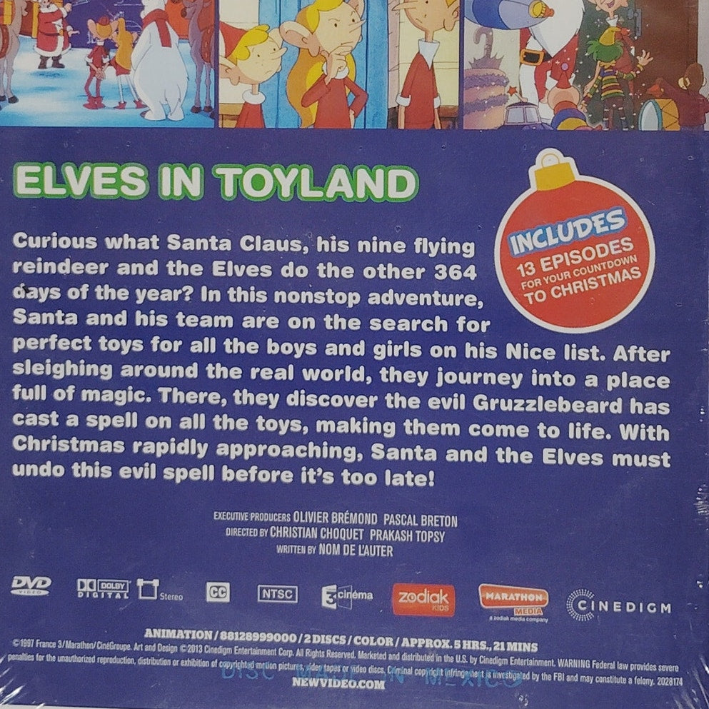 The Secret World of Santa Claus: Elves in Toyland (DVD, 2013) – 2-Disc Holiday