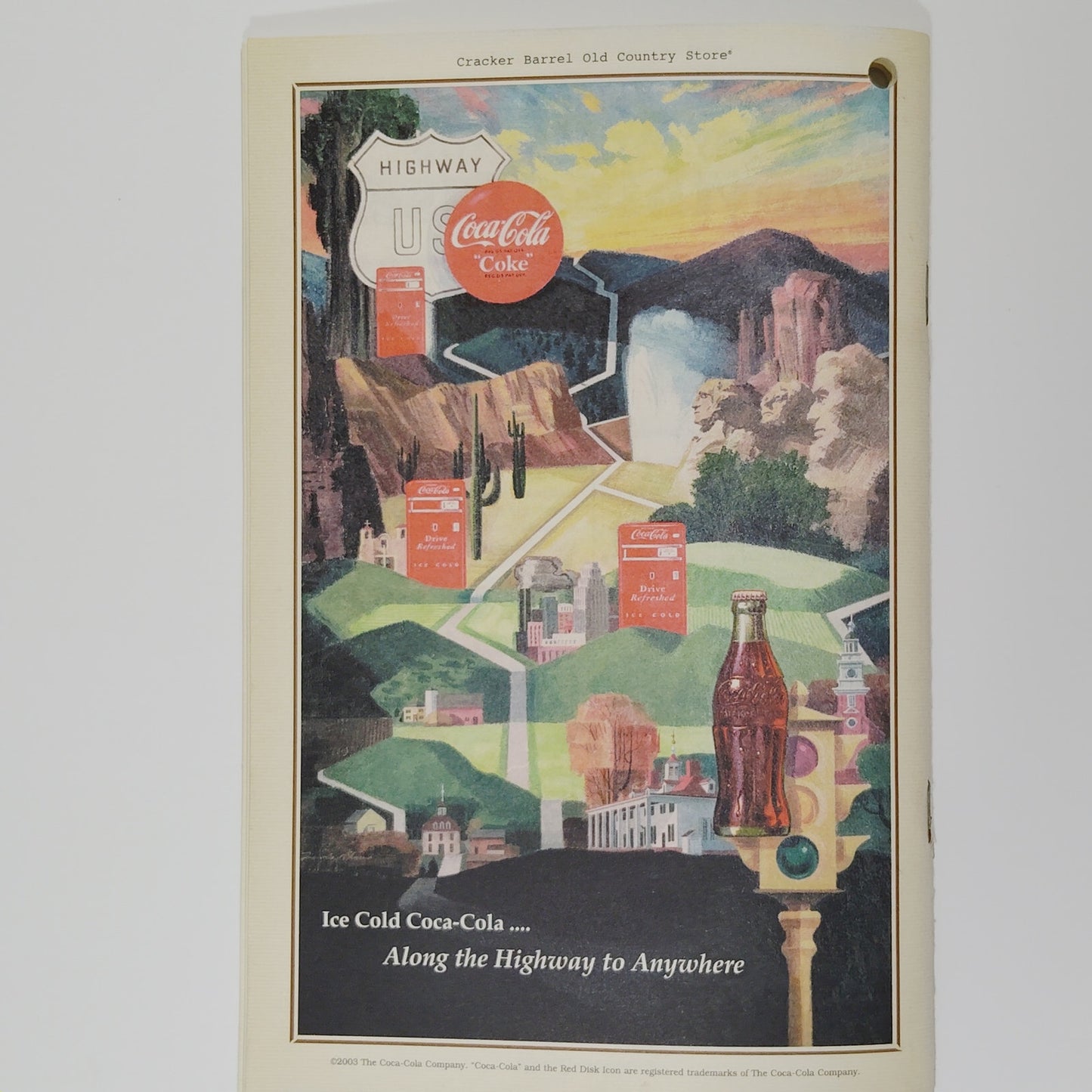 Cracker Barrel Old Country Store Travel Almanac – 2004 Vol. 2 – 8-1/2" x 5-1/2" – Americana Ephemera