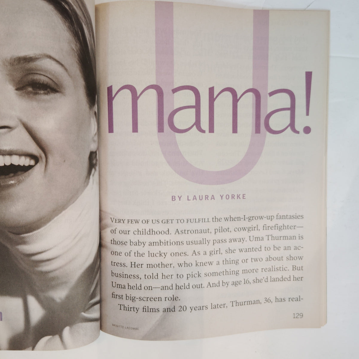 Reader's Digest Magazine July 2006 Large Print Uma Thurman Back Issue