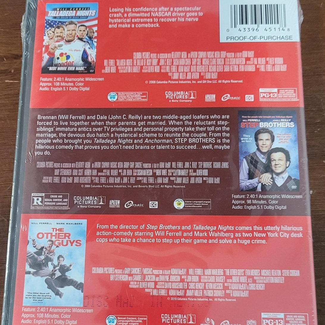 The Other Guys / Step Brothers / Talladega Nights (DVD 3-Movie Set) Will Ferrell