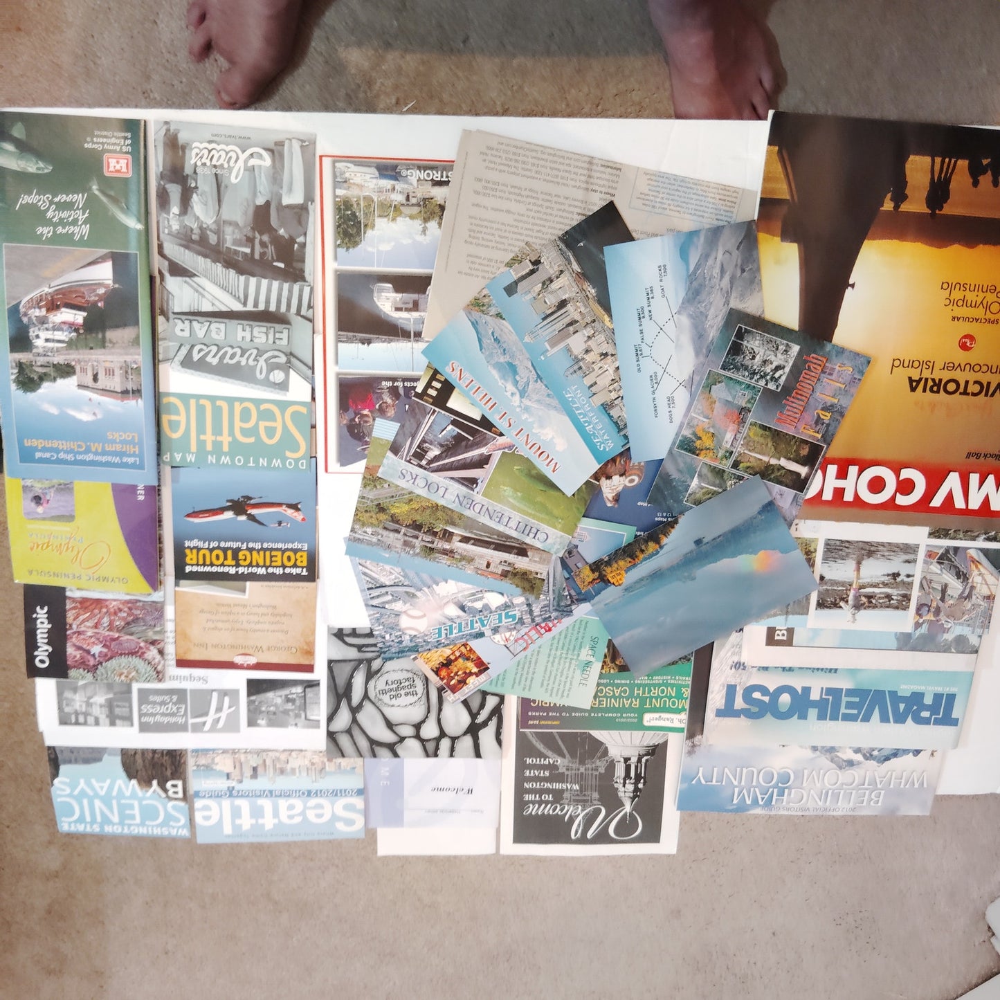 British Columbia & Pacific Northwest Travel Ephemera Lot - Vintage Souvenirs