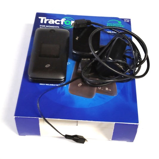 Tracfone Flip Phone Alcatel A405DL Basic 4G Cell Phone