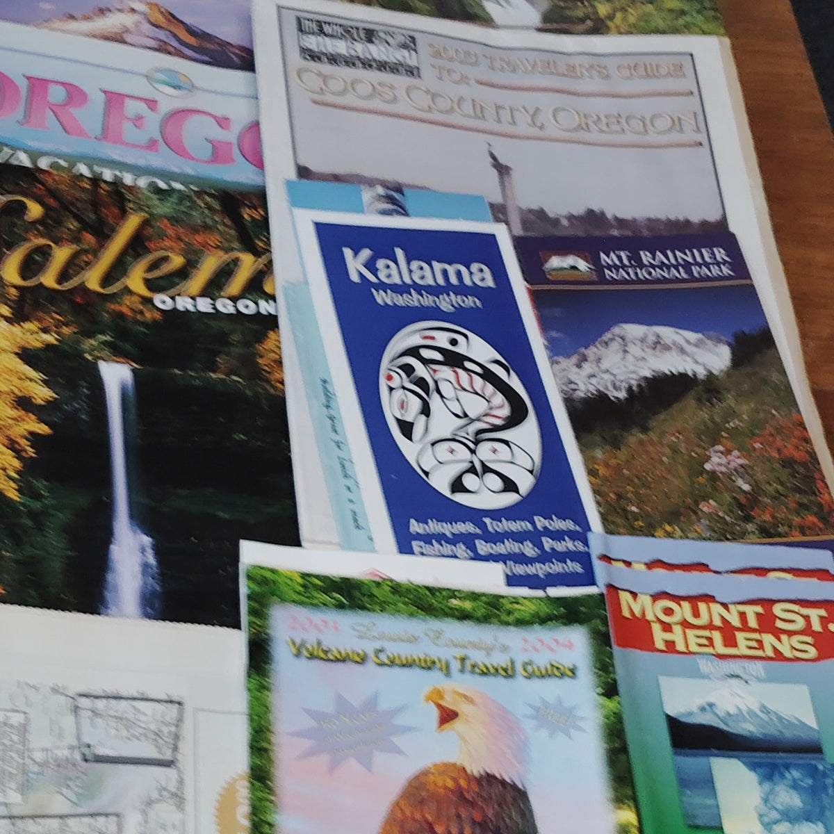 Vintage Oregon & Washington Travel Ephemera Collection (2003) Maps, Brochures