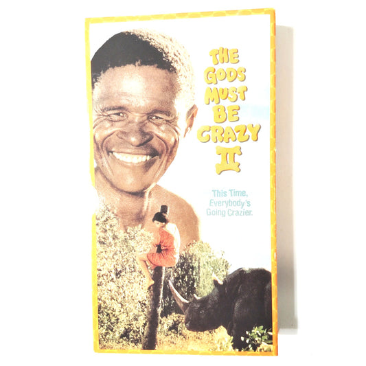 The Gods Must Be Crazy II VHS 1990 N!xau Jamie Uys Comedy Adventure Sony