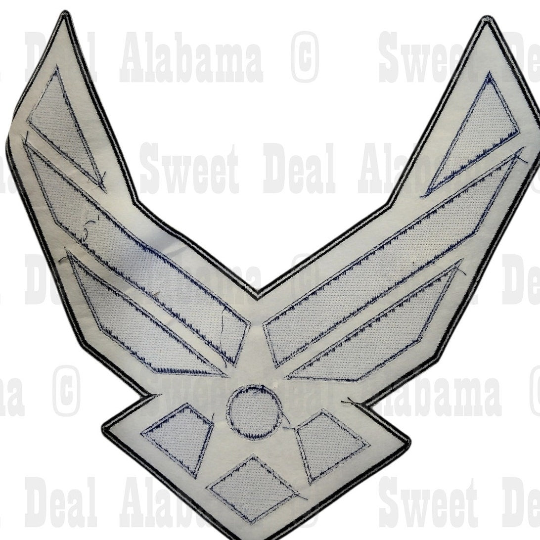 Large USAF Hap Arnold Wings Jacket Patch – 11-1/2"H x 11"W – Embroidered