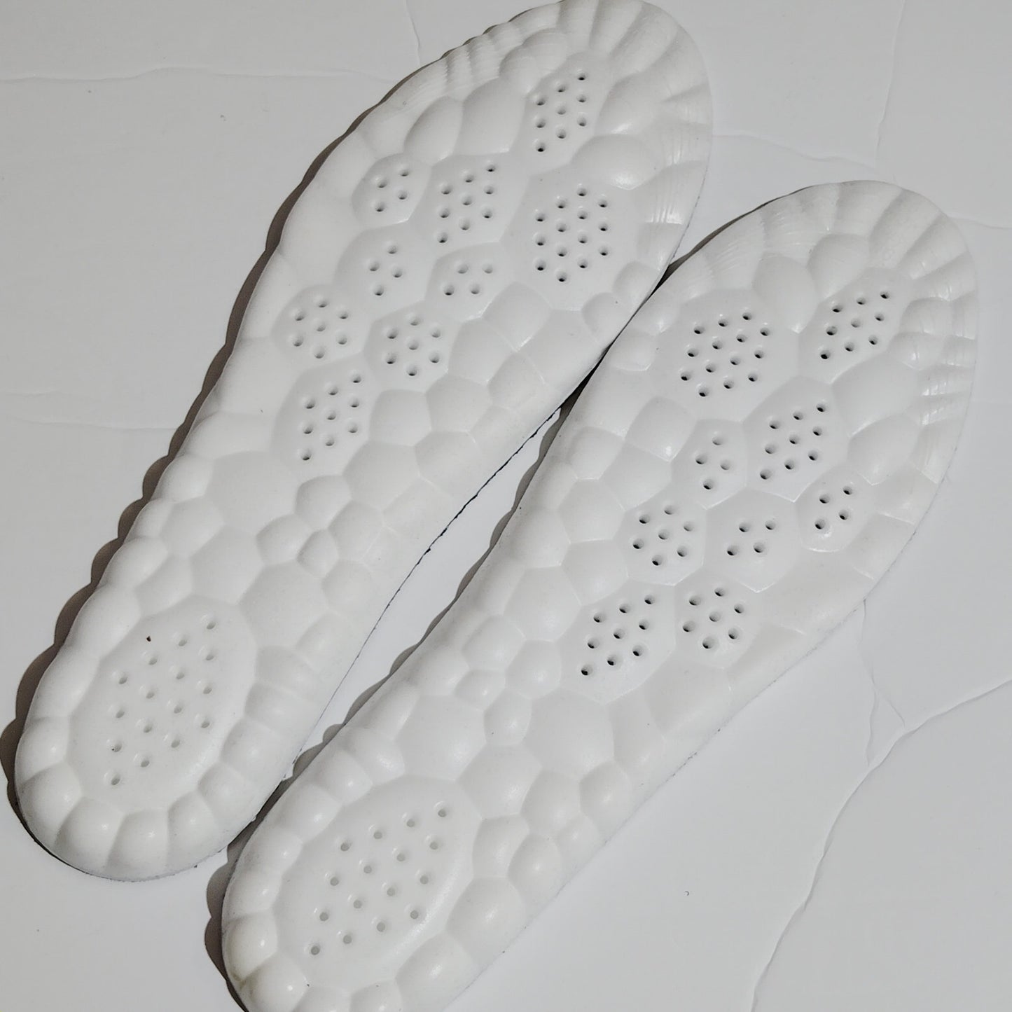 4D Cloud Insoles Memory Foam Arch Support Shock‑Absorbing L Men 11‑13 Black