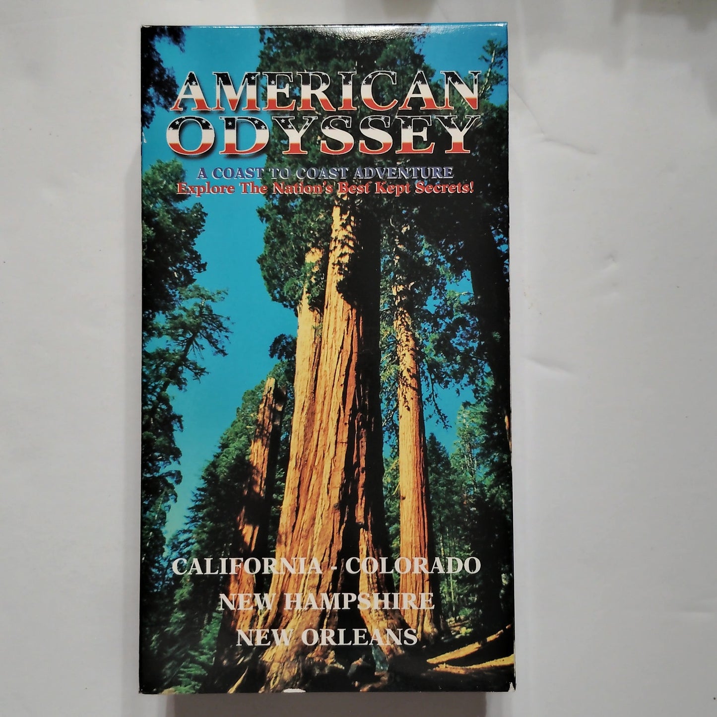 American Odyssey VHS (10) Boxed Set Coast‑to‑Coast Adventure Exploration