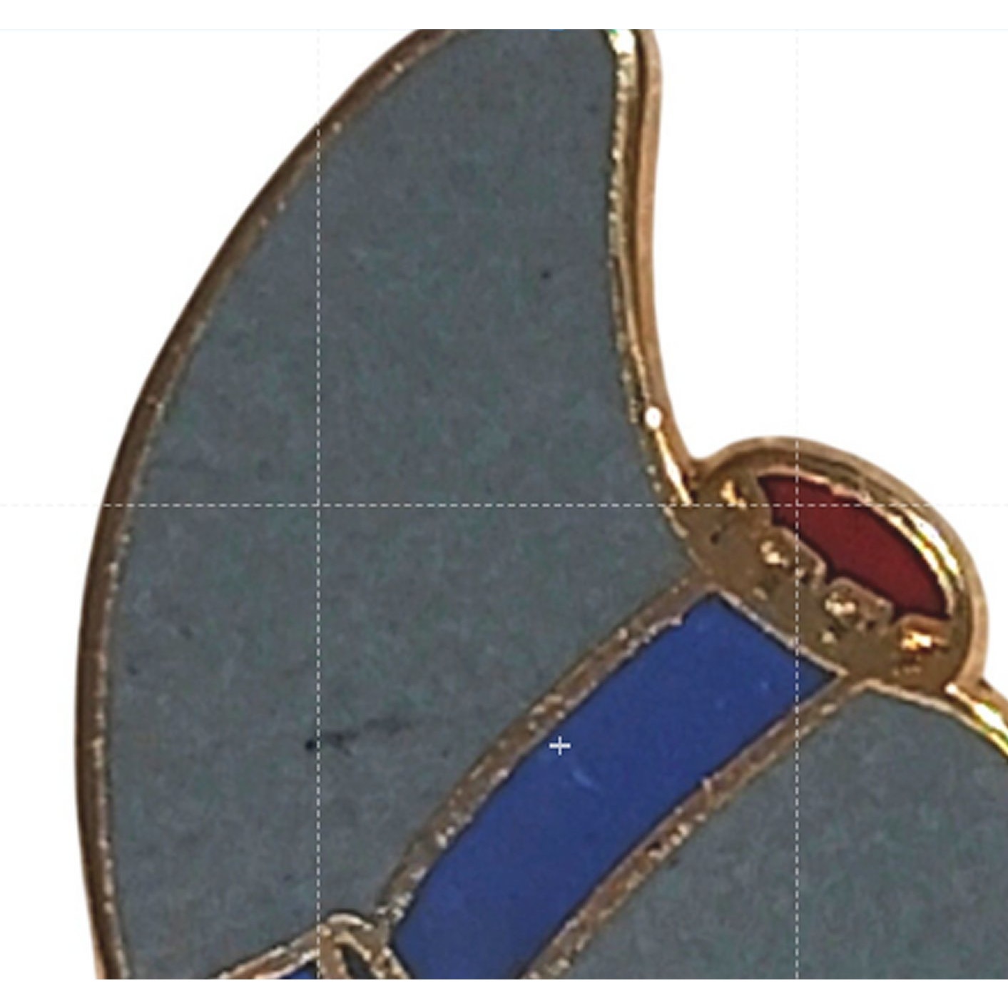 121st Infantry Regiment Novelty Biker Jacket Hat Lapel Pin 1" × 3/4"
